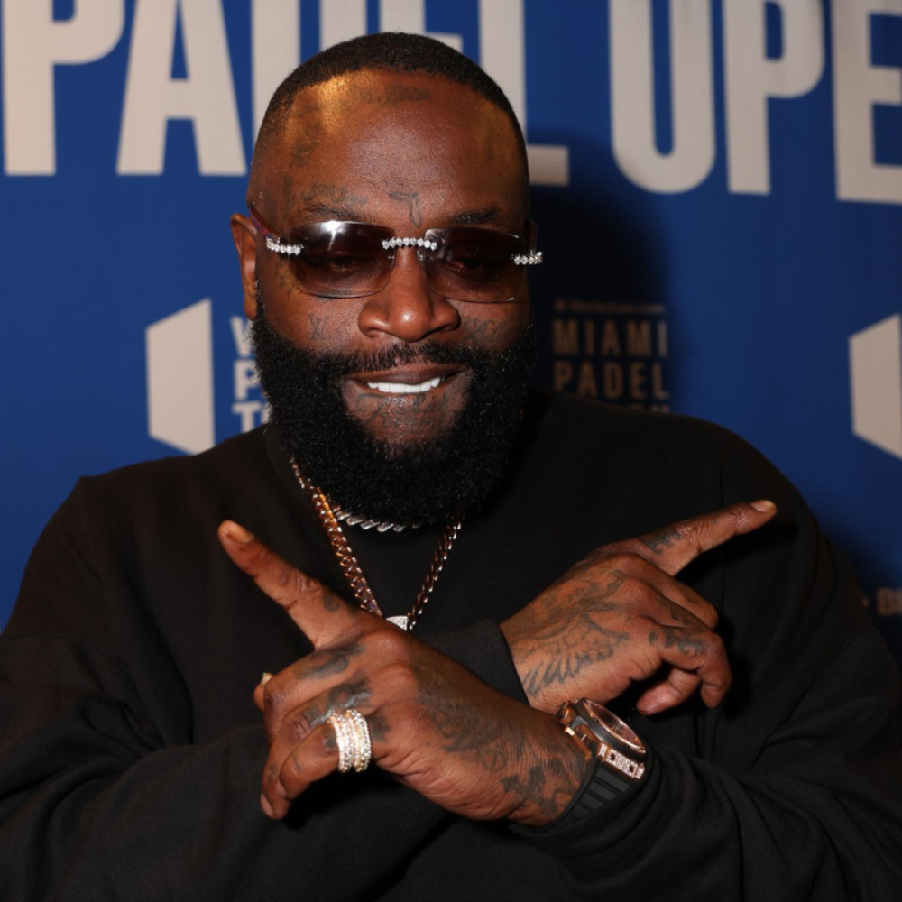 Rick Ross receiving Senate resolution honor